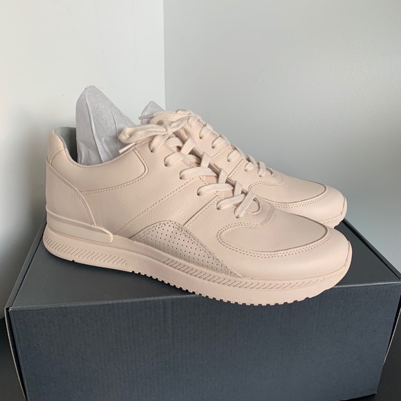 NIB Everlane The Trainer Blush Leather Sneakers - Picture 5 of 8